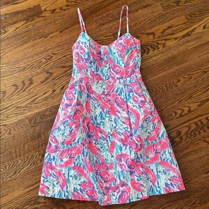 NWT Lilly Pulitzer Dress  Coral - Size 4